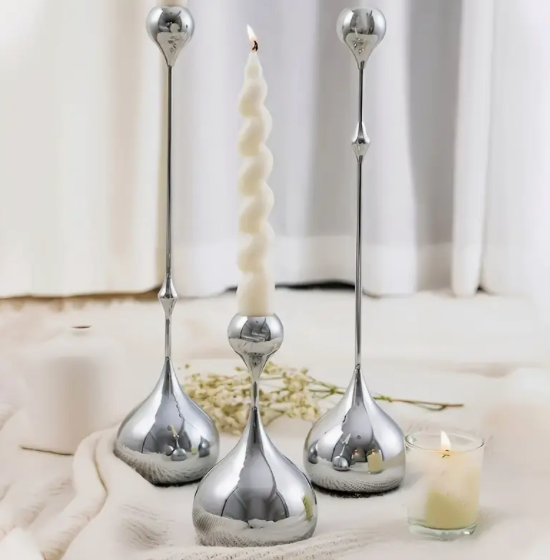 Silver Candle Holder