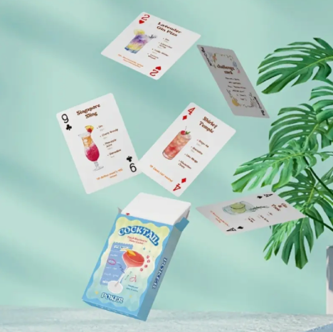 Cocktail Recipe Playing Cards
