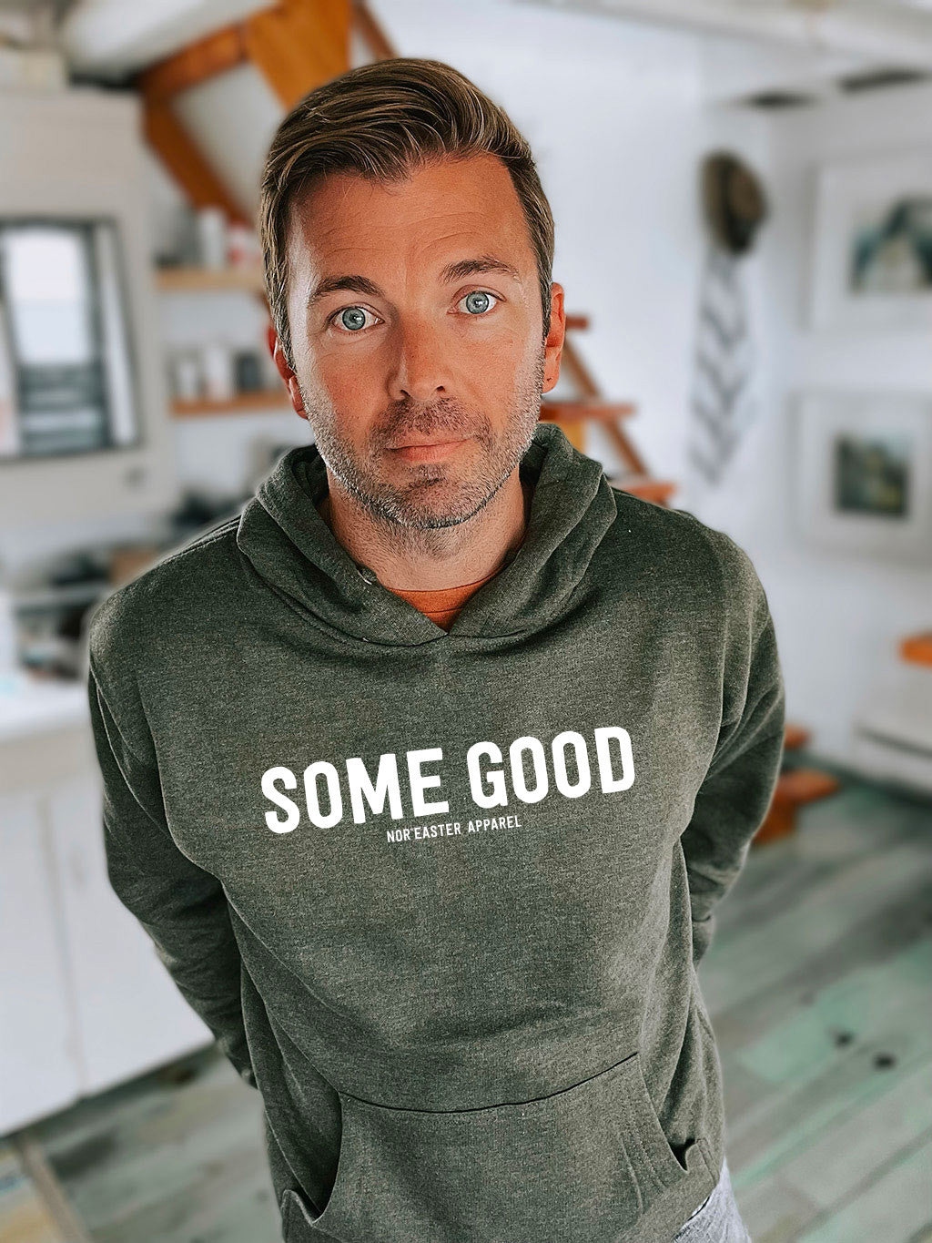 Some Good Midweight Fleece Hoodie