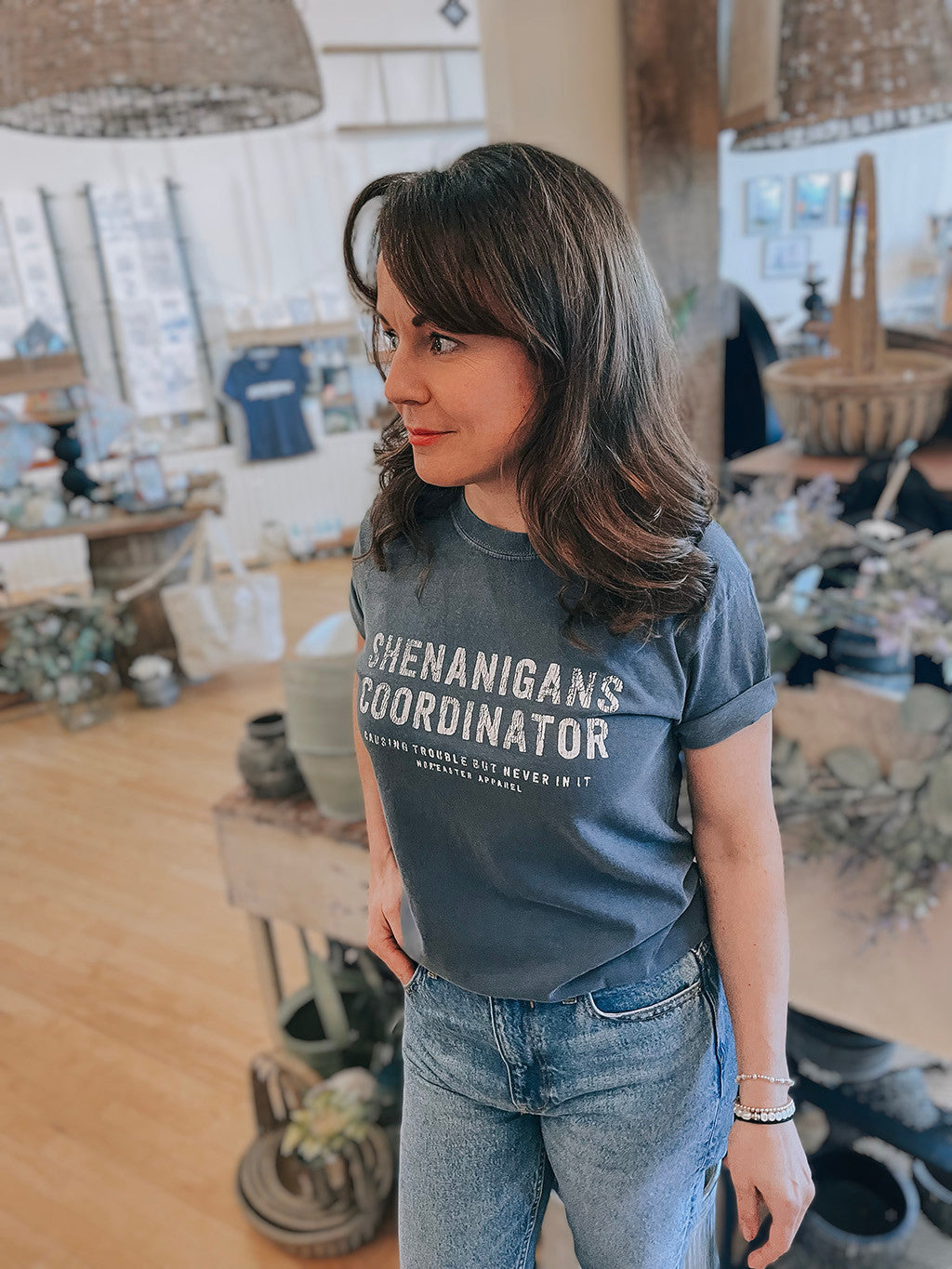 100% Cotton Shenanigans Crewneck T-shirt