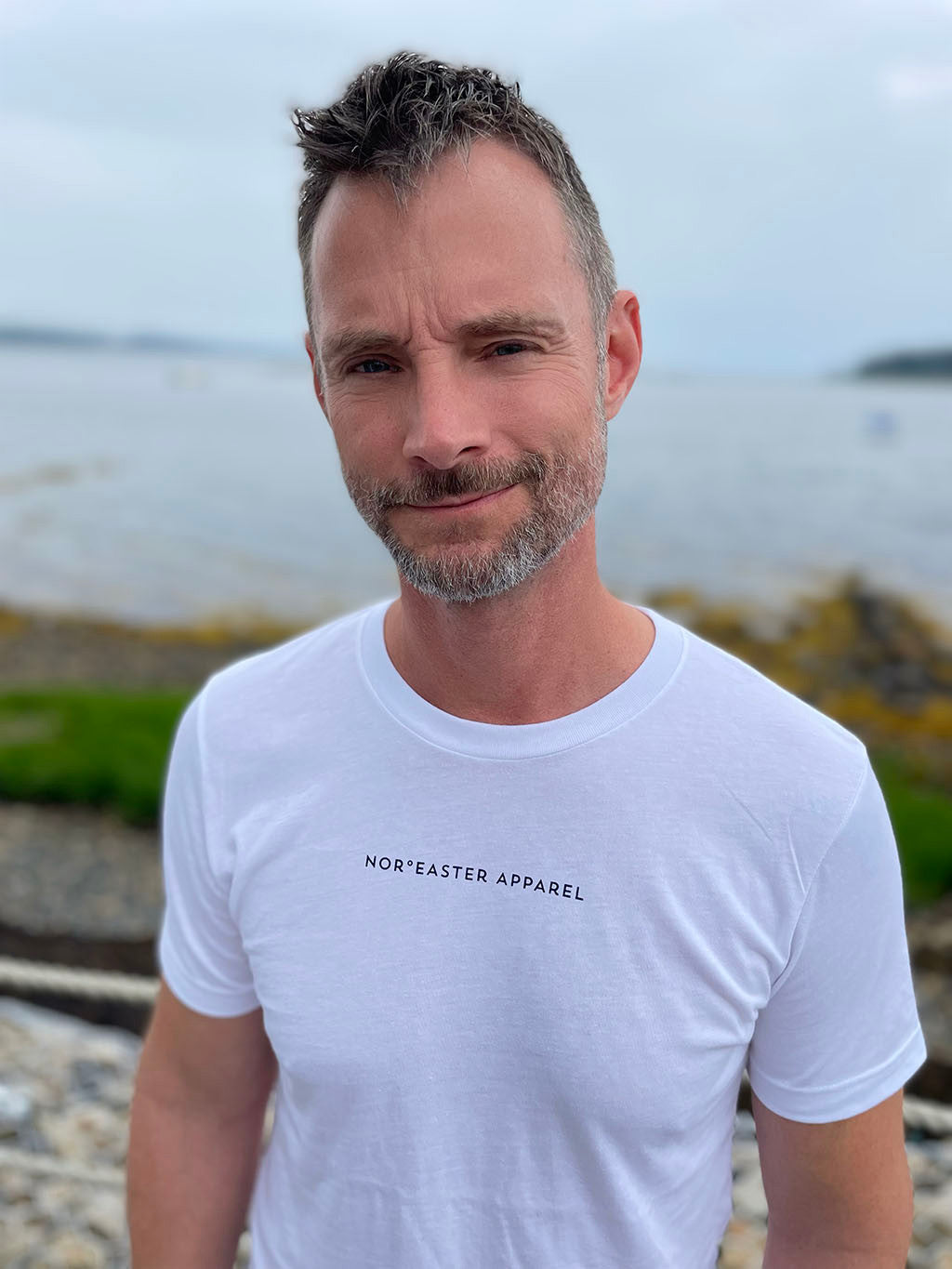 100% Cotton Nor'easter Basic T-shirt (White)