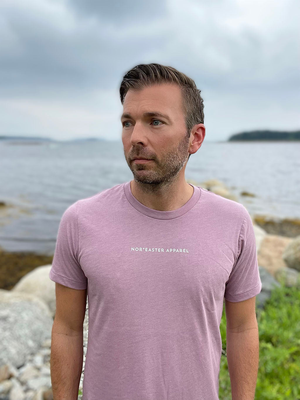 Nor'easter Basic Crewneck T-shirt (Orchid)