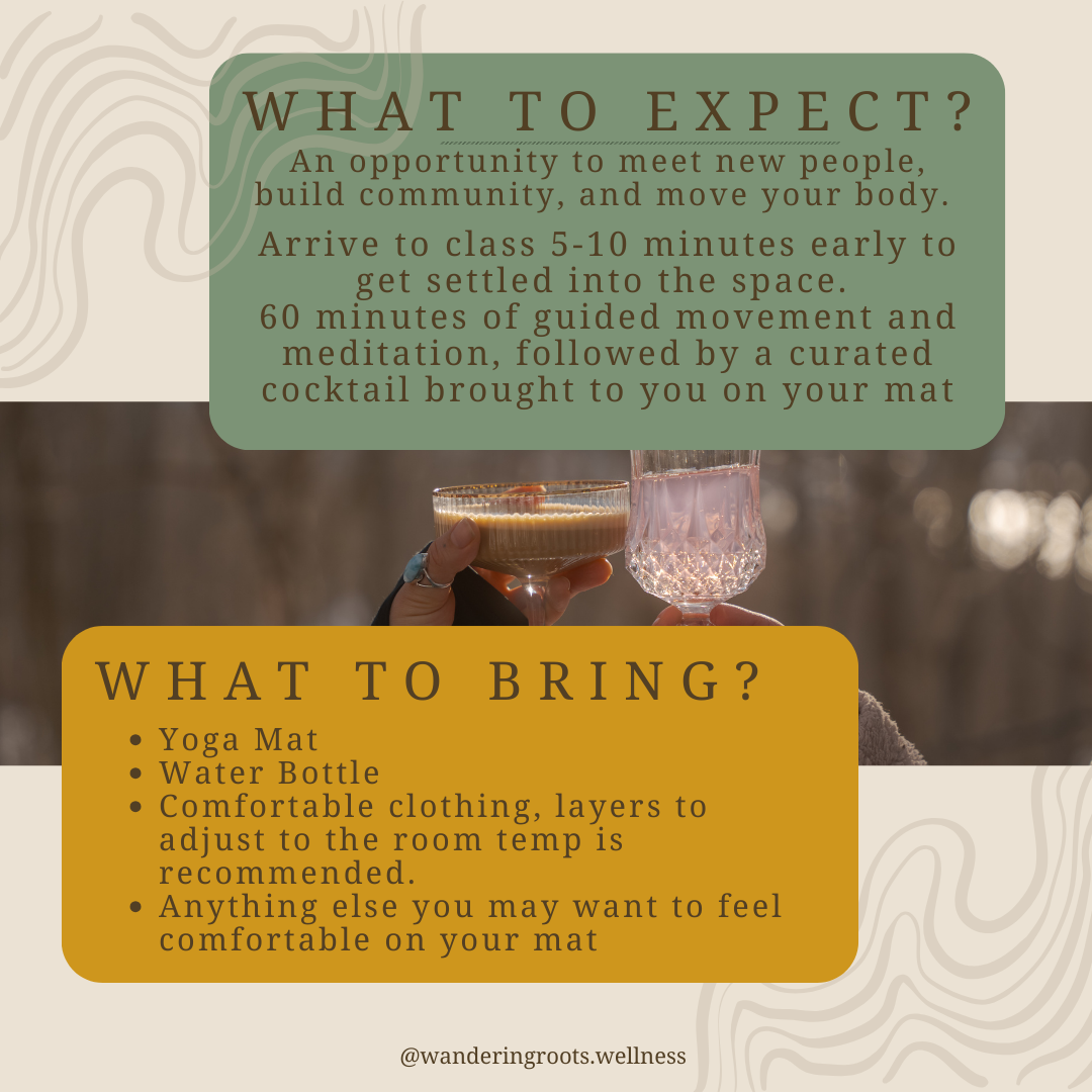 POSTPONED: Mocktails On The Mat