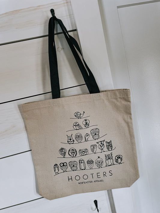 Nor'easter Hooters tote bag
