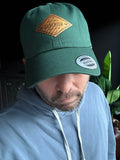 Green Soberish Dad Hat