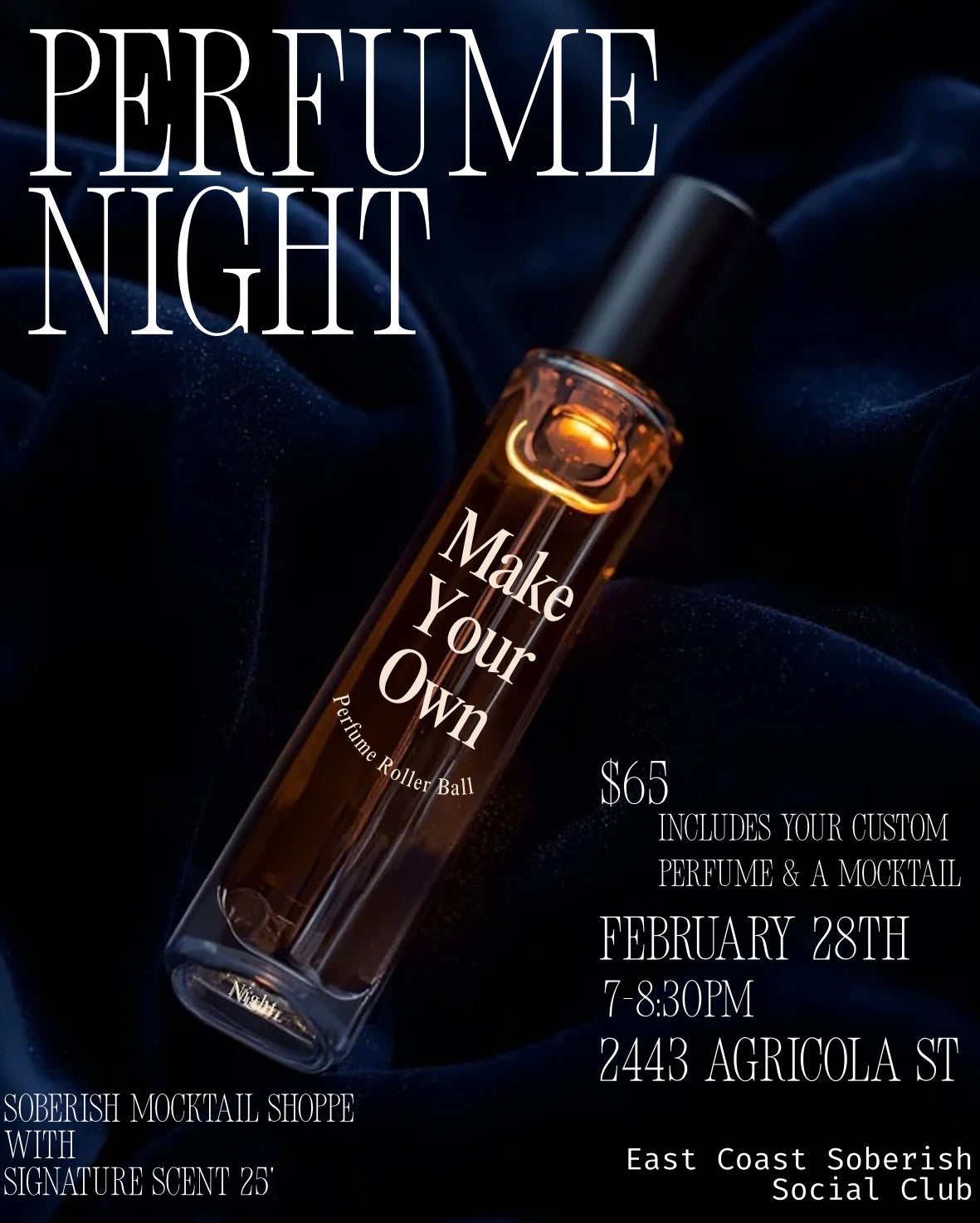 Perfume night with Signature Scent 25'