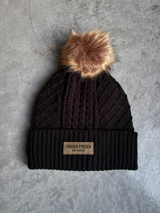 Friggin Frozen Pompom Toque