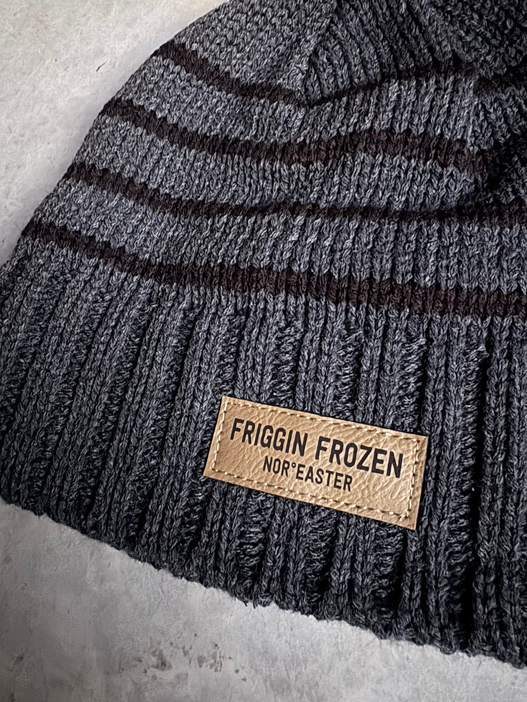 Friggin Frozen Striped Toque