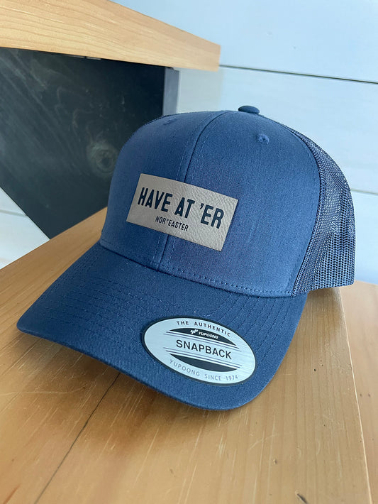 Noreaster Apparel Have At Er Navy Hat  front view