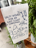 Salty Wishes Flour Sack Cotton Tea Towel