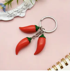 Chili Pepper Keychain