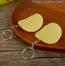 Potatoe Chip Keychain