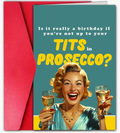 Prosecco Birthday Card