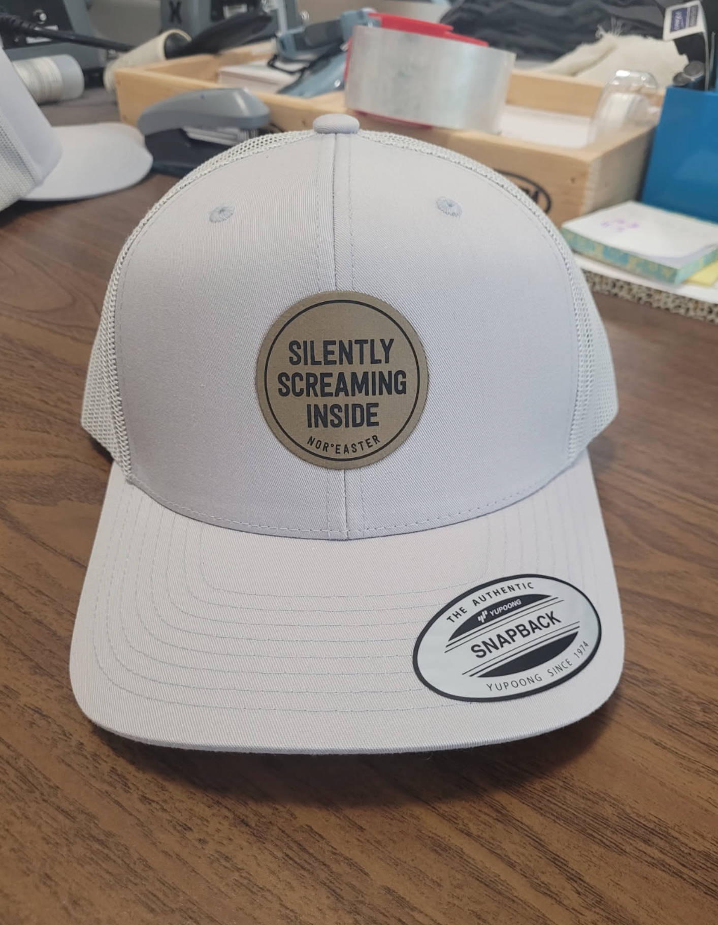 Silently Screaming Inside Retro Trucker Hat