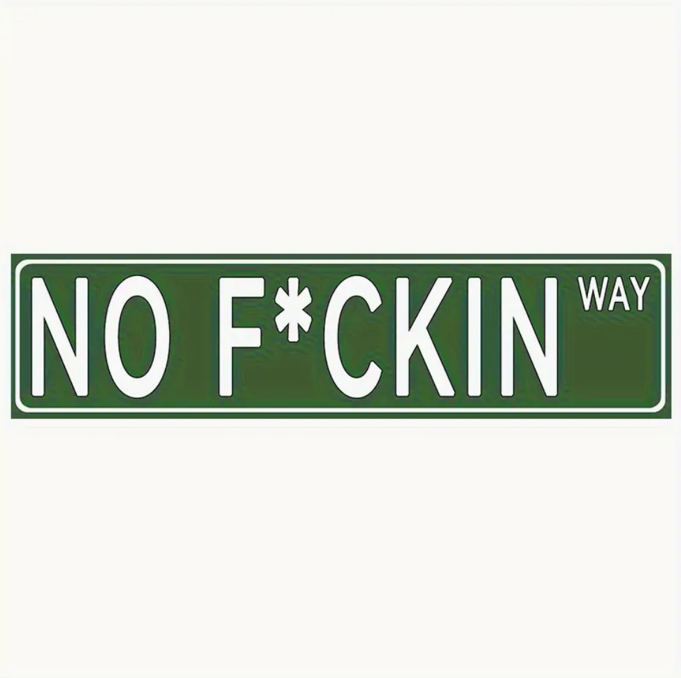 Novelty Metal Street Signs