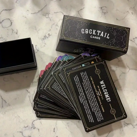100+ cocktail Recipes Deck of Cards