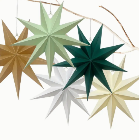 Origami Star Decorations
