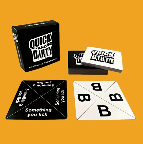 Quick and Dirty Drinking Card Game