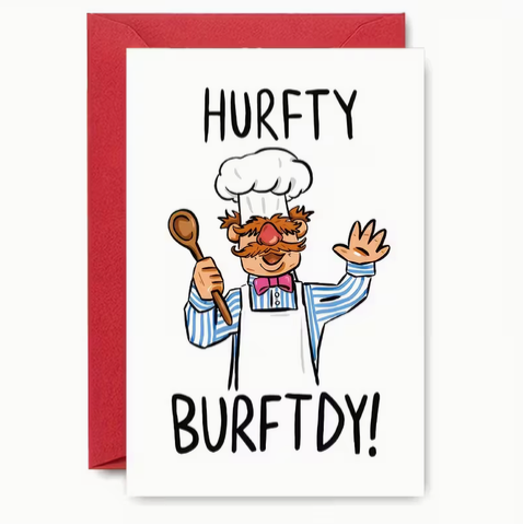 Hurfty Burfdy! Greeting Card