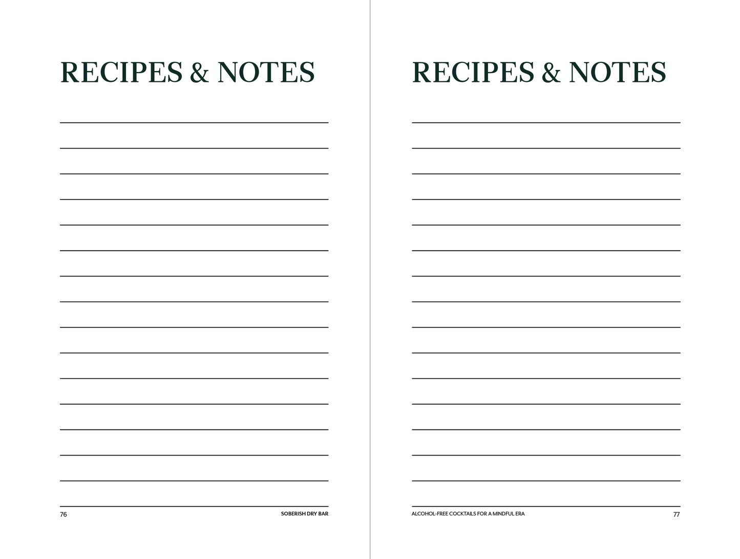 PRE-SALE: Soberish Cocktail Recipe Book