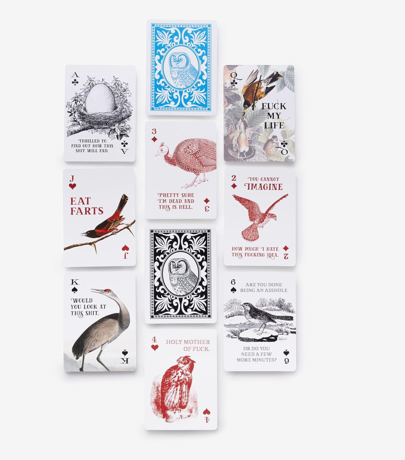 Effin Birds Playing Cards