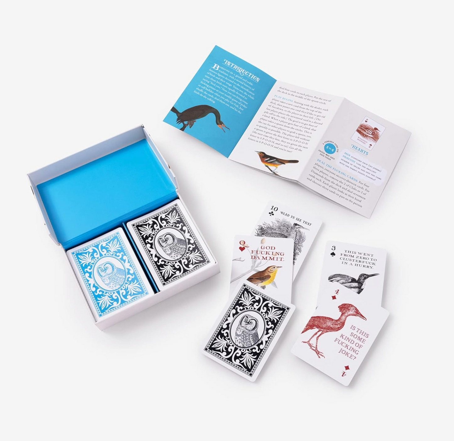 Effin Birds Playing Cards