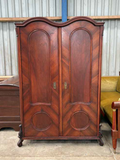 Chevron Mahogany Armoire