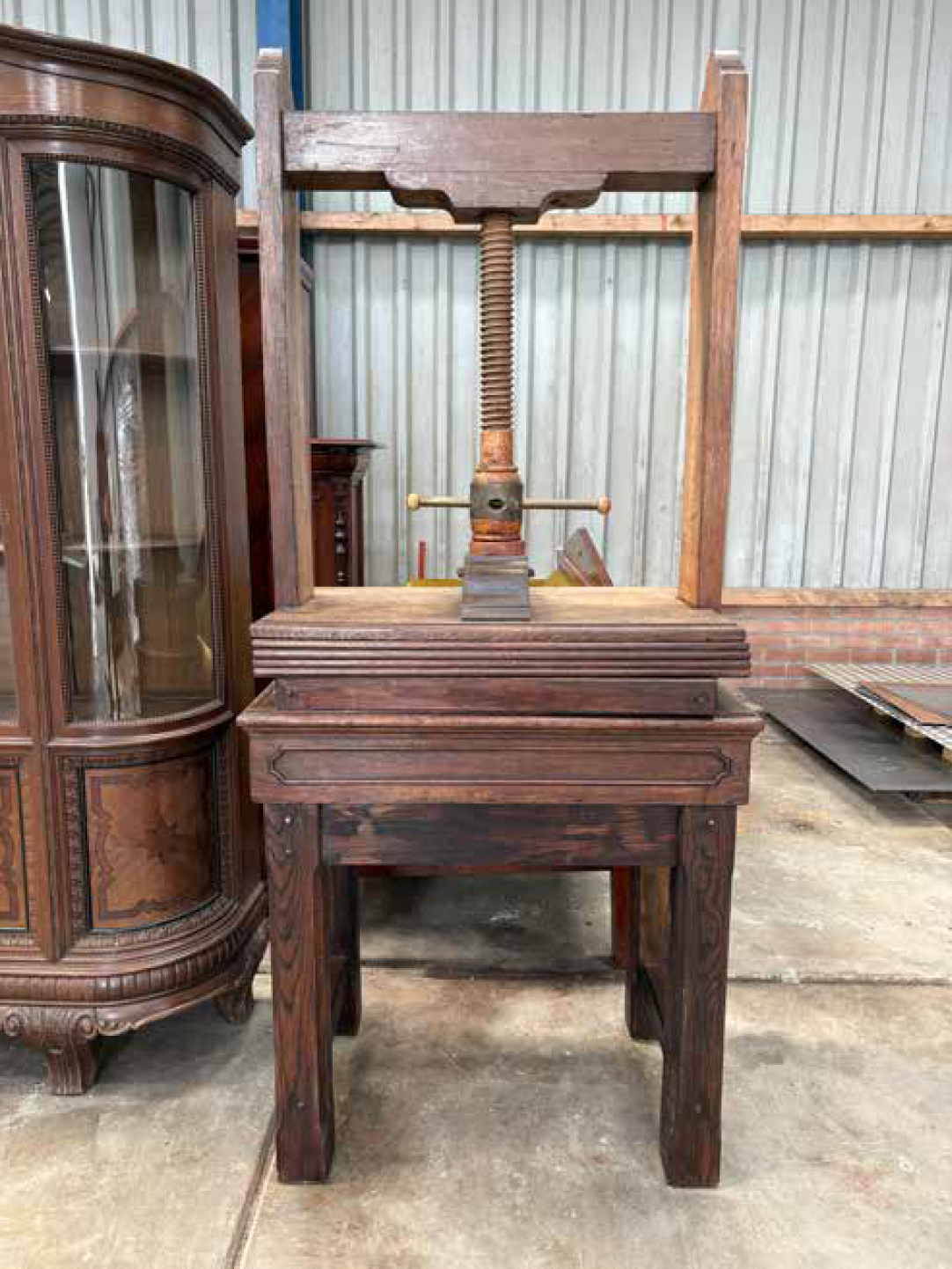 Victorian Screw Press
