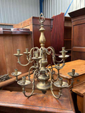 Baroque Brass Chandelier
