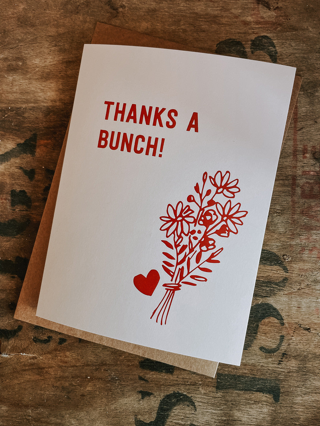 Thanks A Bunch Greeting Card