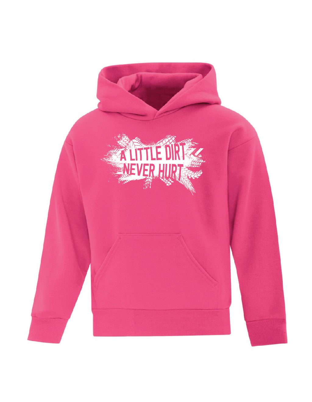 Pink Kids Dirt Never Hurt Hoodie