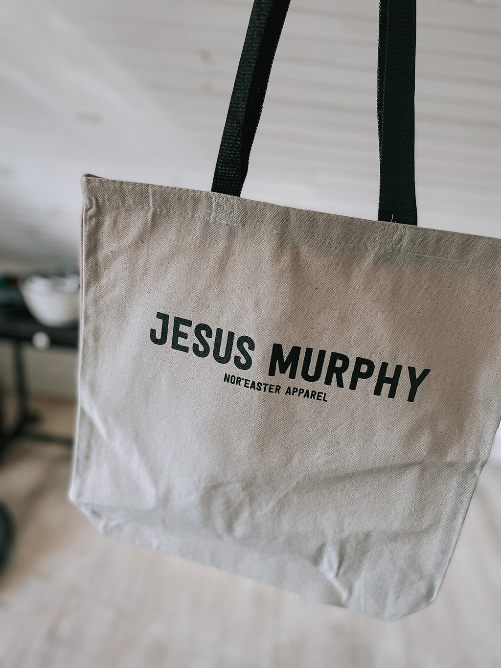 Jesus Murphy Reusable Tote Bag