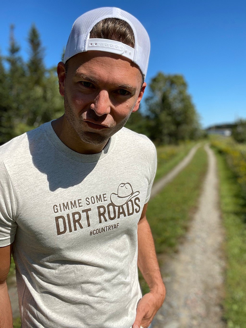 Dirt Roads Boyfriend Tee