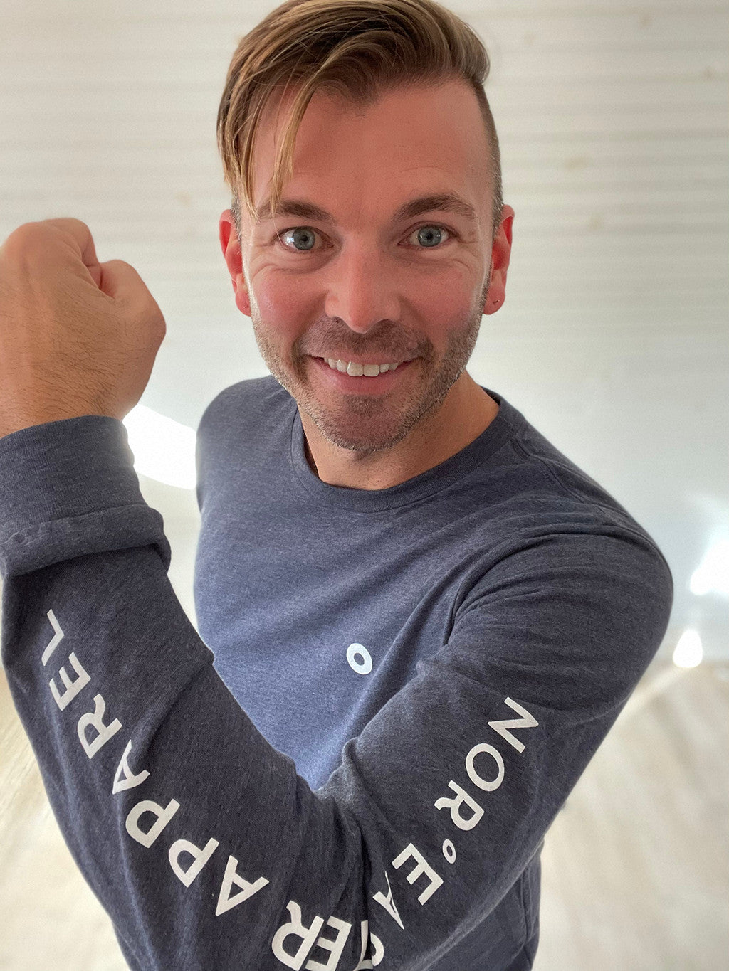 Navy Play Hard Don't Die Long Sleeve T-shirt