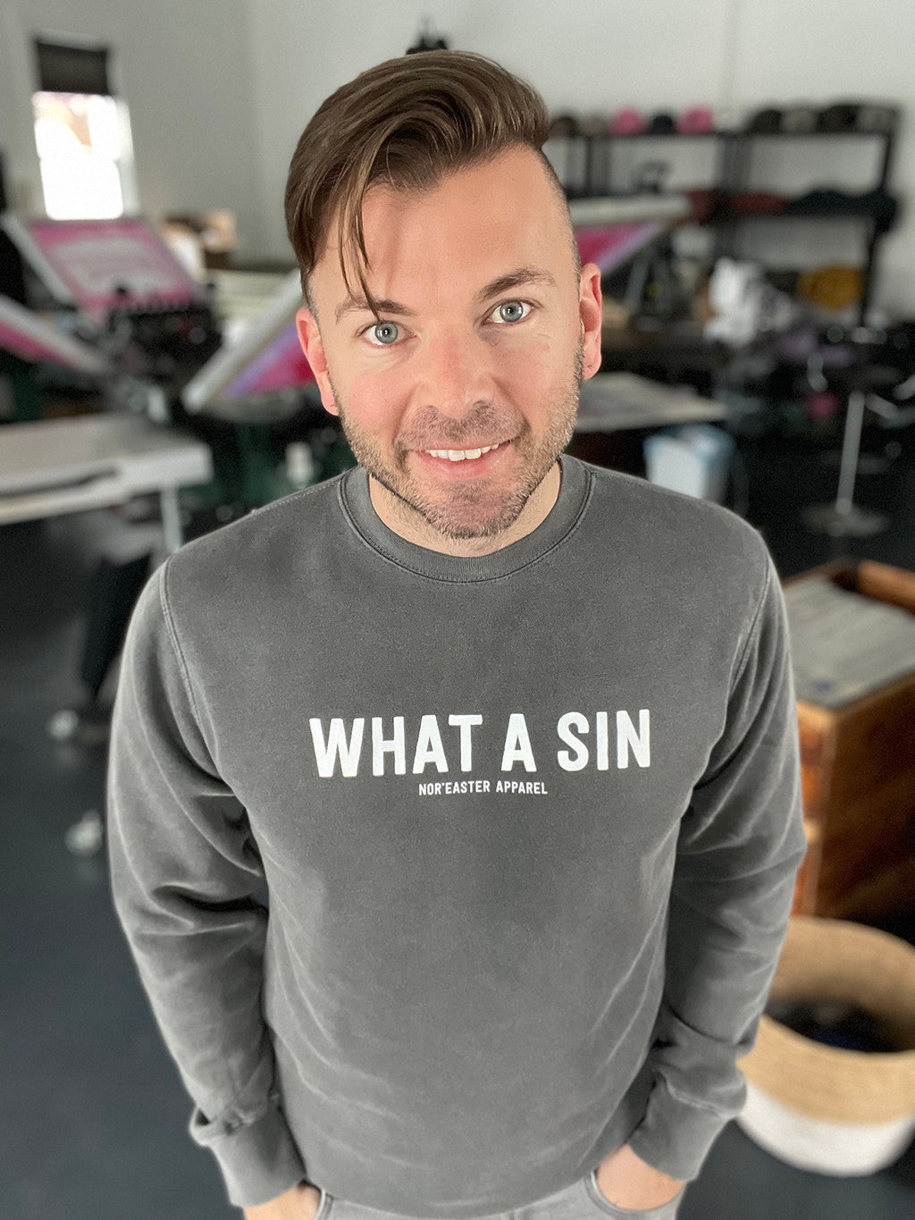 What A Sin Crewneck Sweater