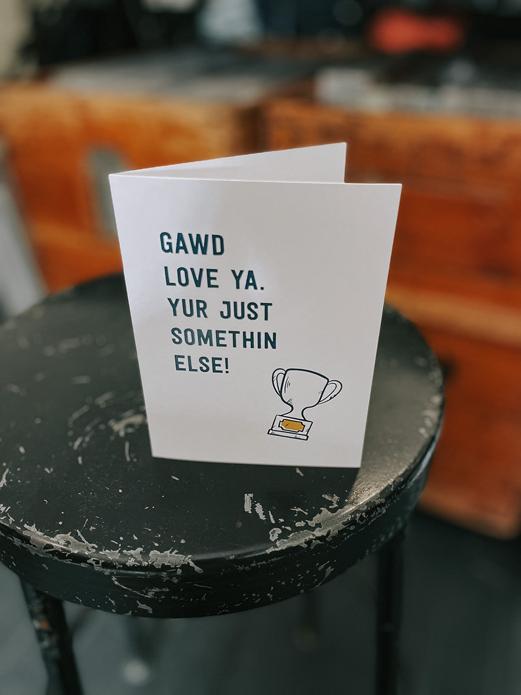 Nor'easter Gawd Love Ya Birthday Card