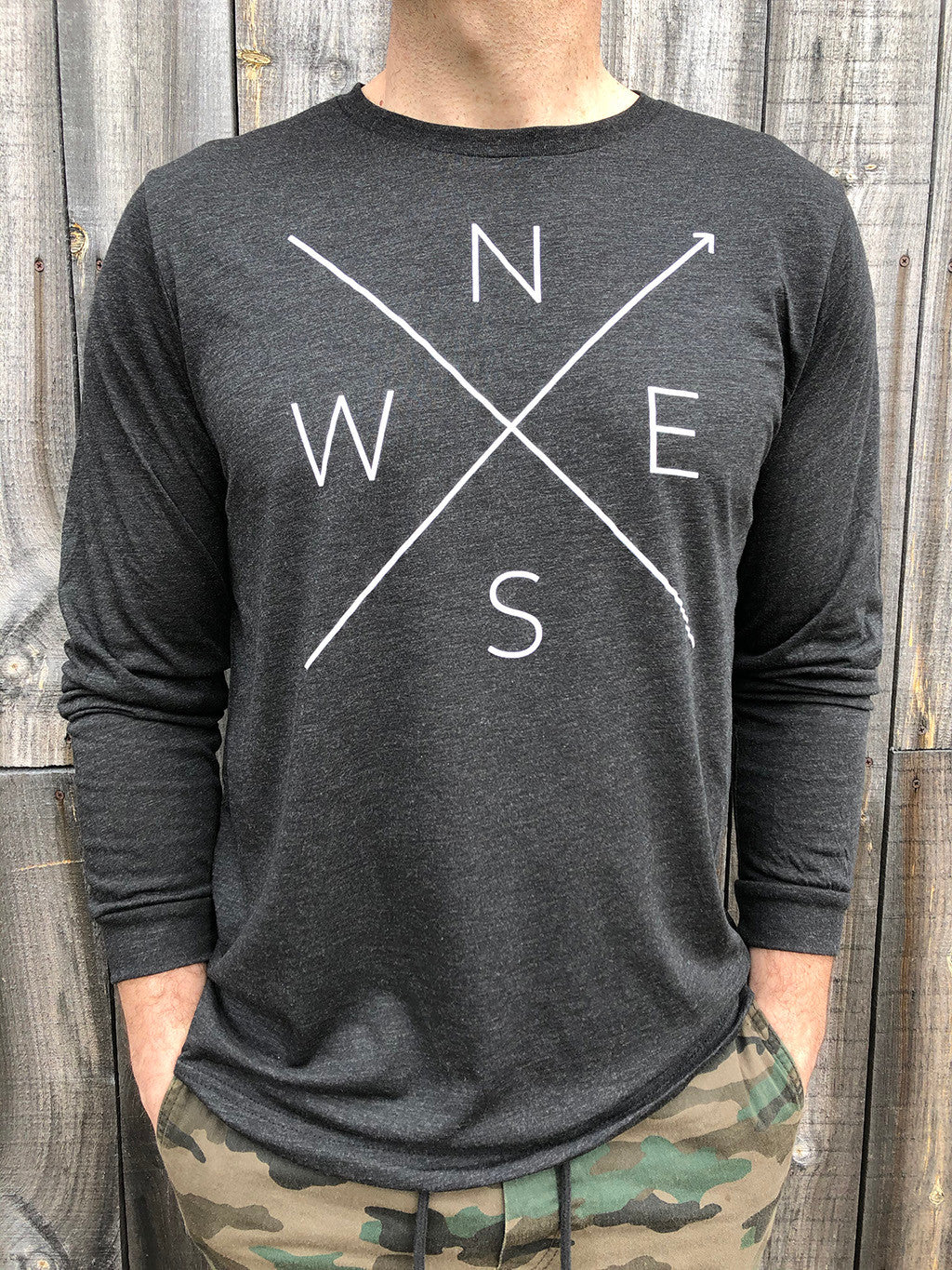 Mens Long Sleeve Tee Shirt