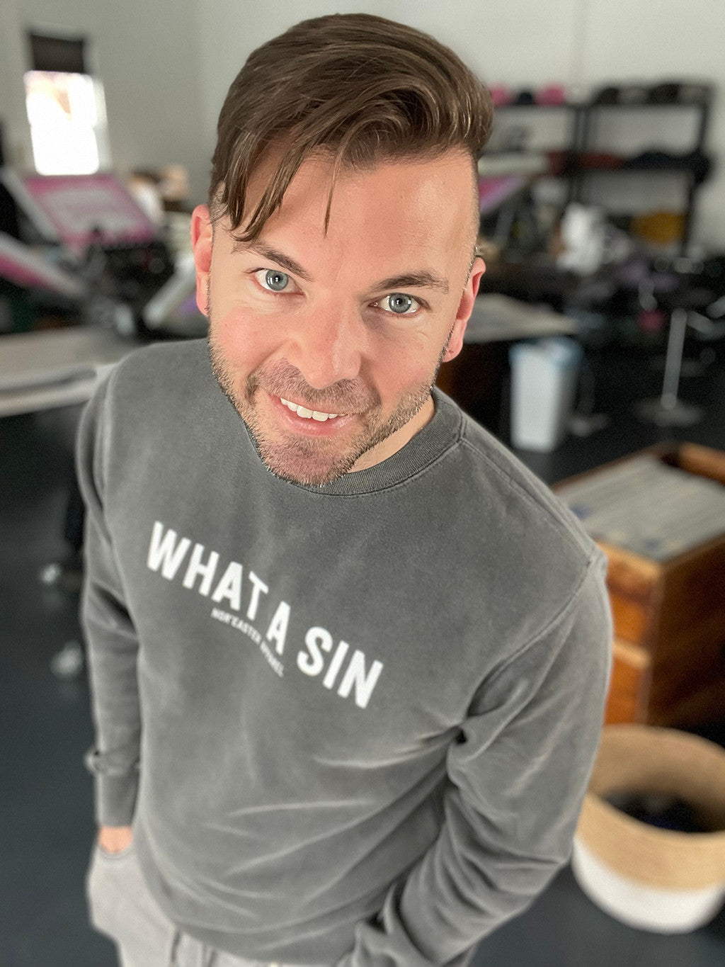 What A Sin Crewneck Sweater