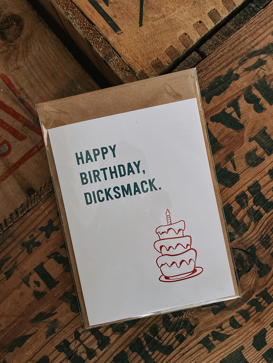 Nor'easter Happy Birthday Dicksmack Greeting Card