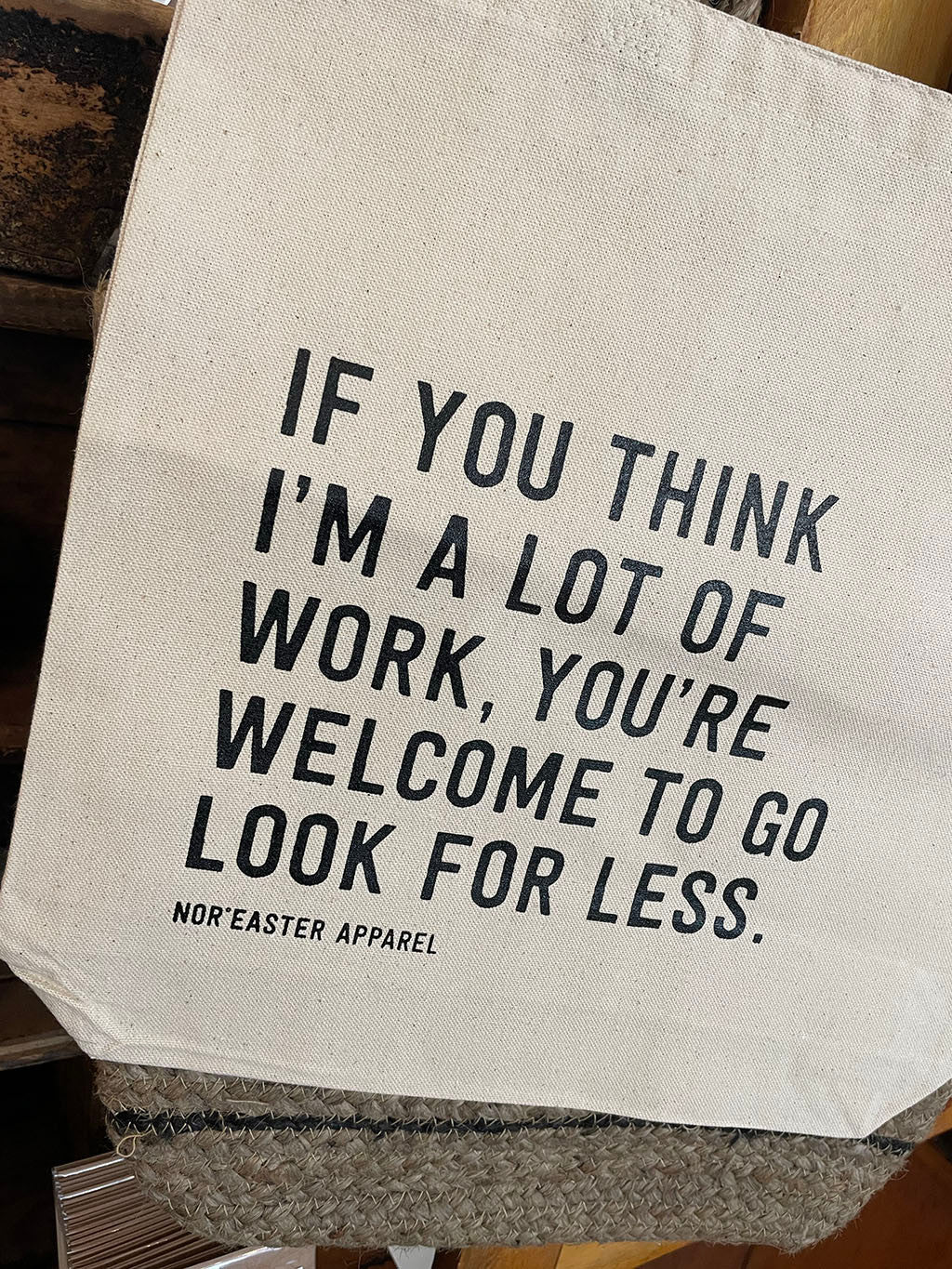 A Lot of Work Reusable Tote Bag