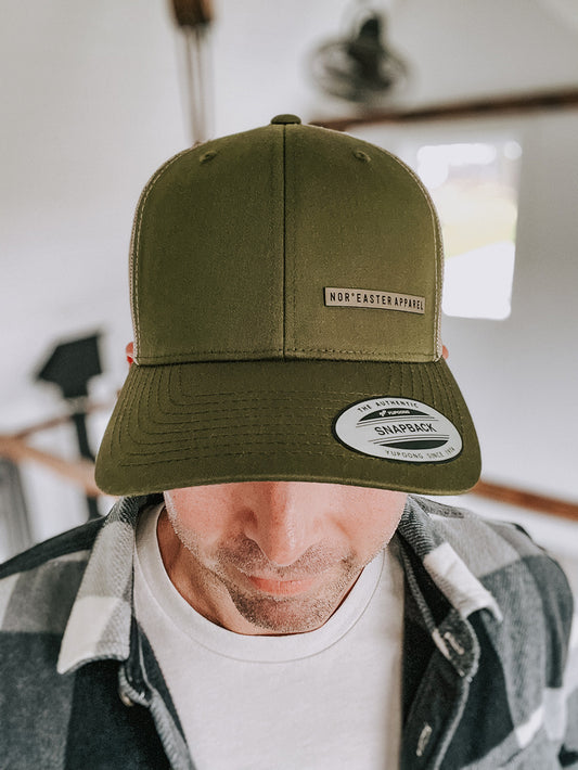 Green Nor'easter Logo Retro Trucker Hat