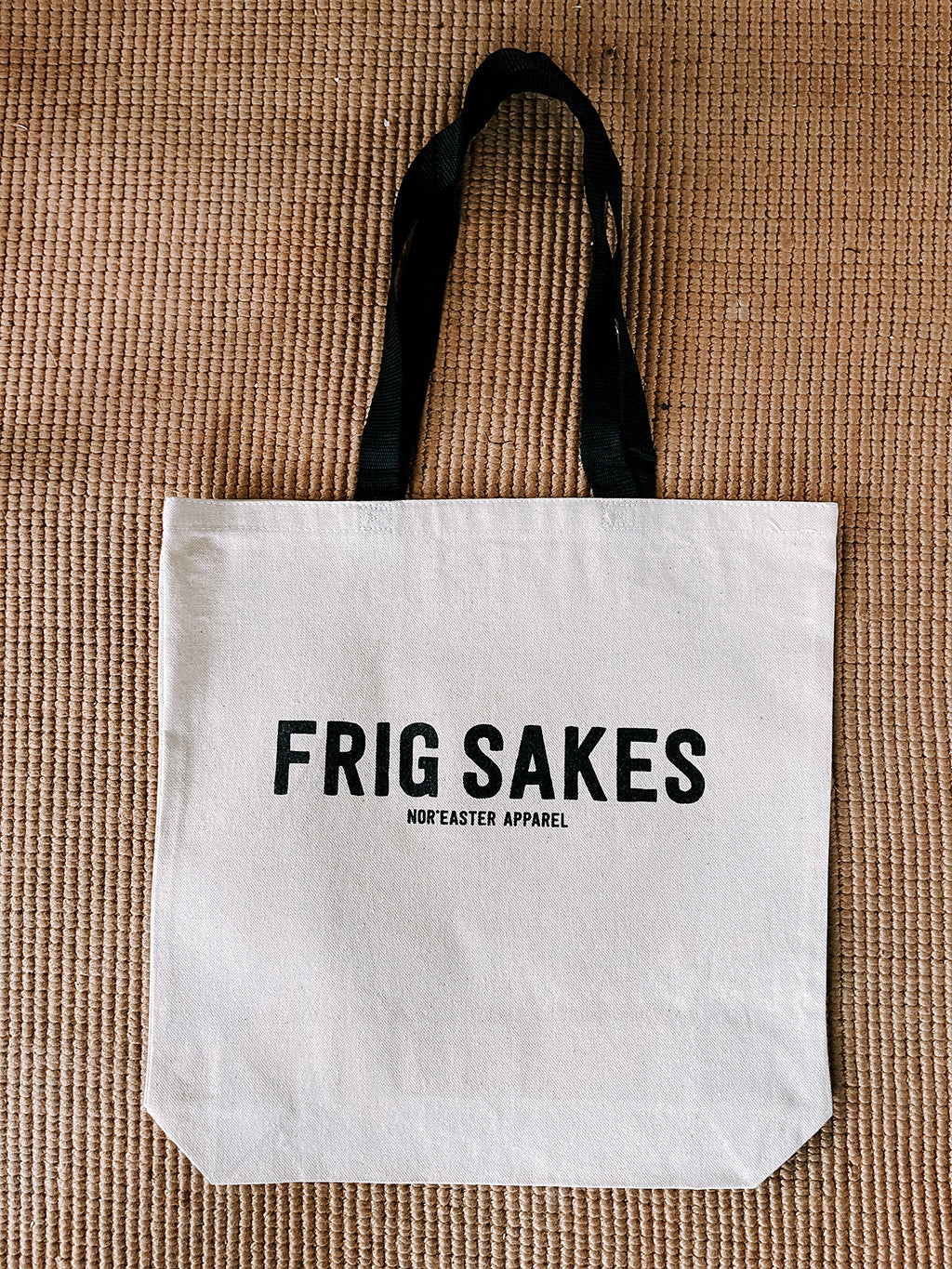 Natural Frig Sakes Reusable Tote Bag