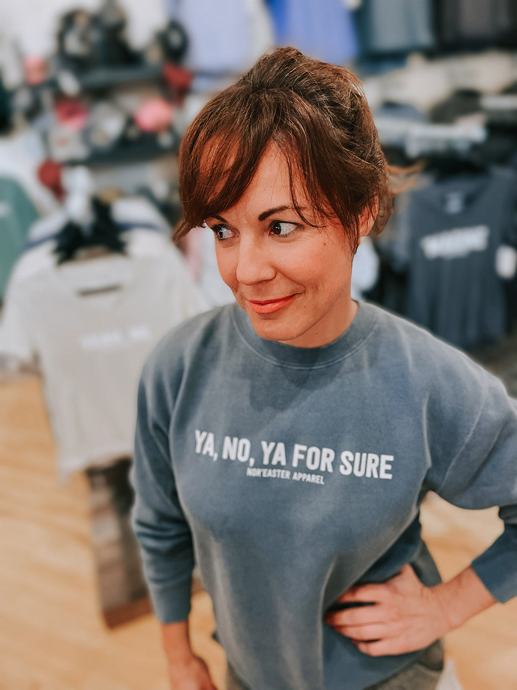 Ya, No, Ya For Sure Crewneck Sweater