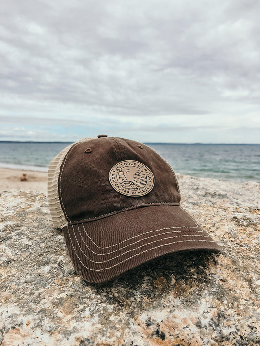 Washed Brown Force of Nature Dad Hat