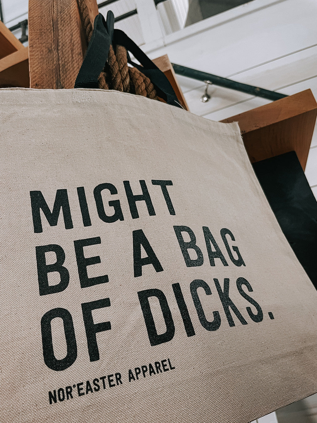 Bag of Dicks Reusable Tote Bag
