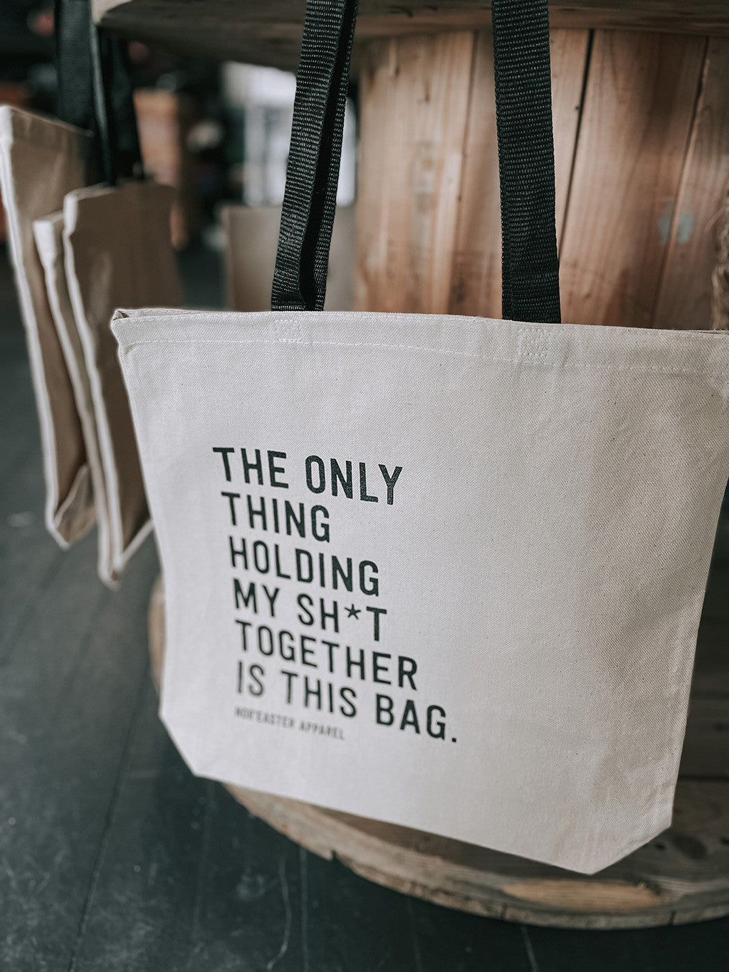 Holding It Together Reusable Tote Bag