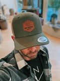 Green Dirt Squirrel Retro Trucker Hat