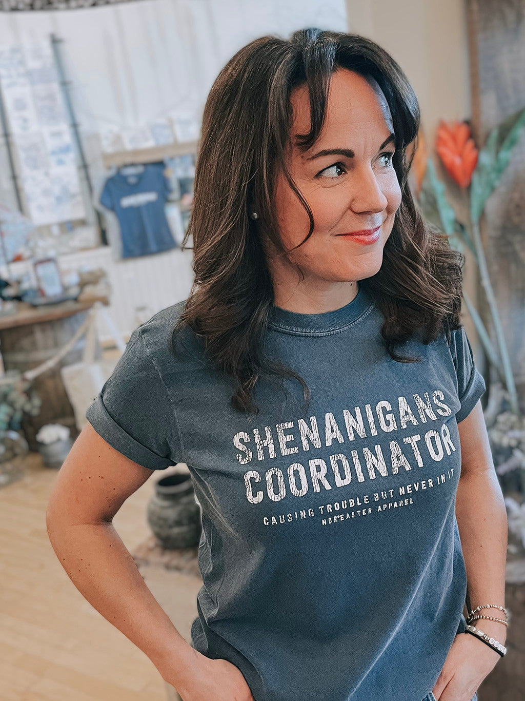 100% Cotton Shenanigans Crewneck T-shirt