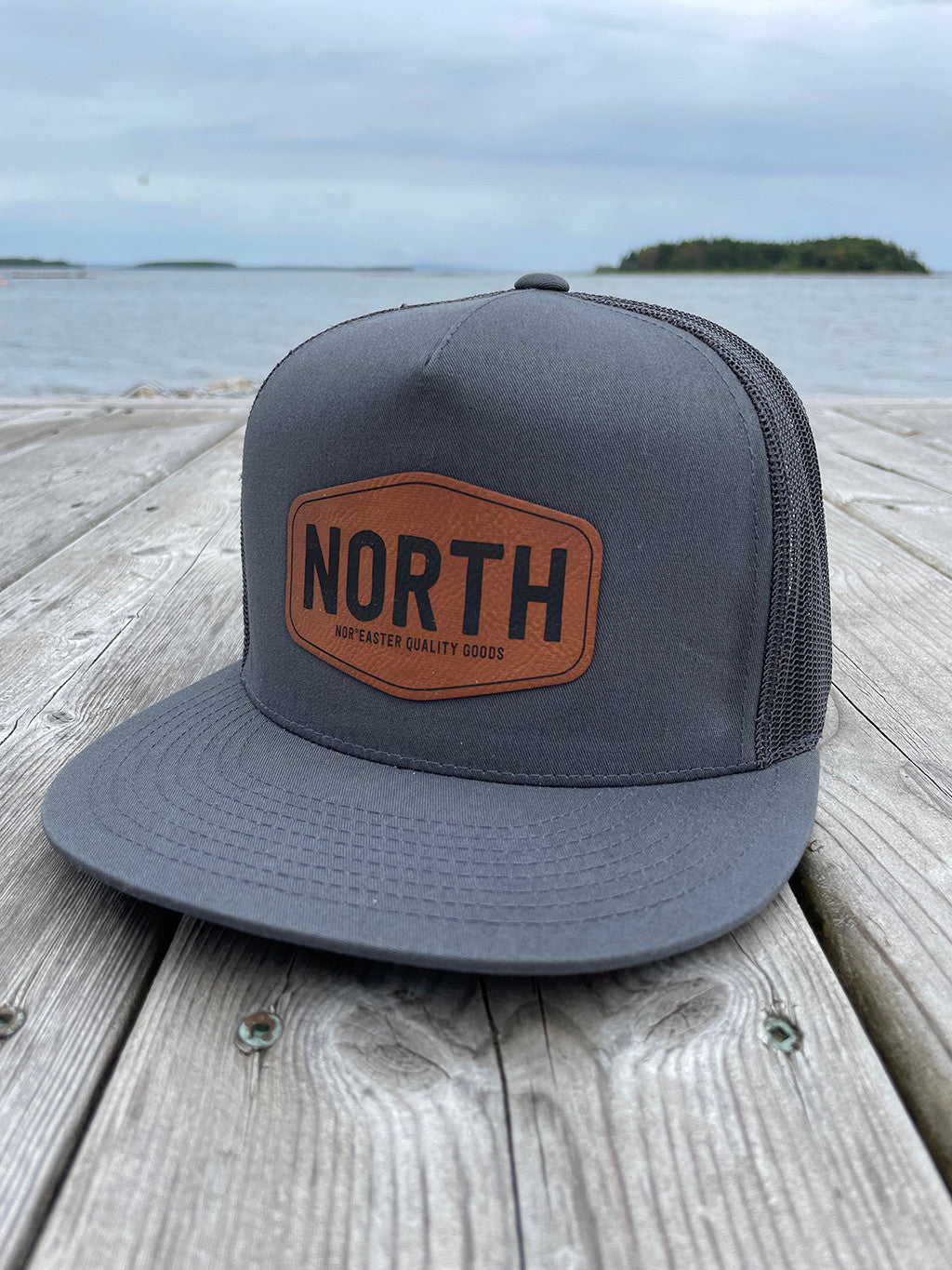 Charcoal Directional Trucker Hats