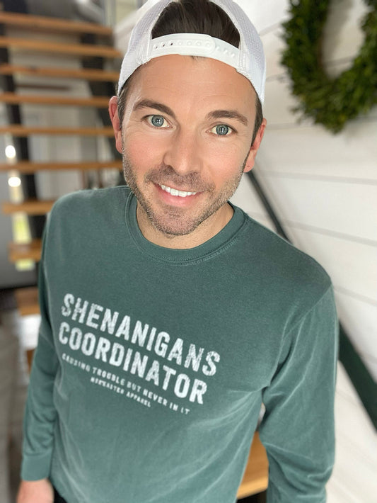 100% Cotton Shenanigans Coordinator Long Sleeve T-shirt